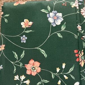 Waverly Schumacher Green Floral Enchanted Garden Gosheen Fabric 5 Yard 48”wide